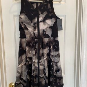 Mossimo Supply Co. Black and Gray Mini Dress